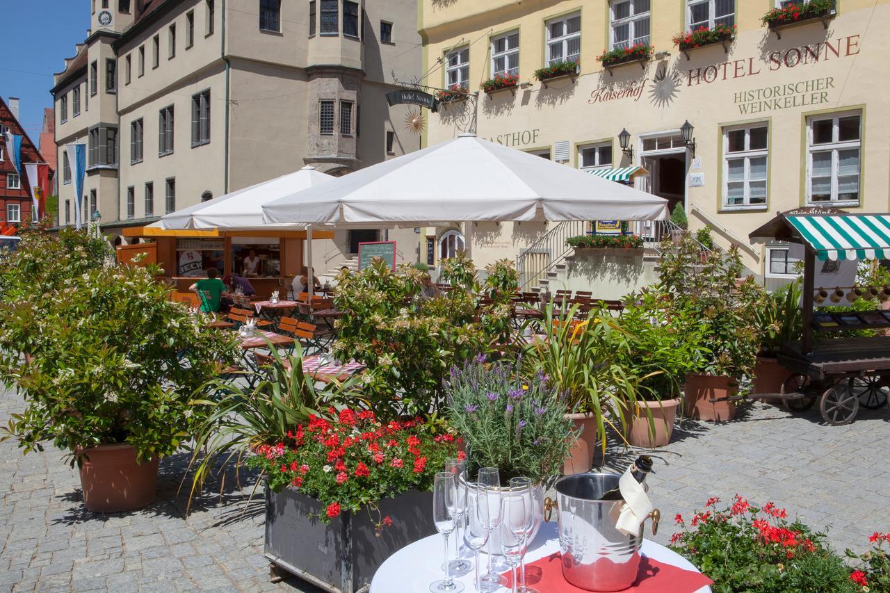 Kaiserhof Hotel Sonne Nördlingen Eksteriør billede