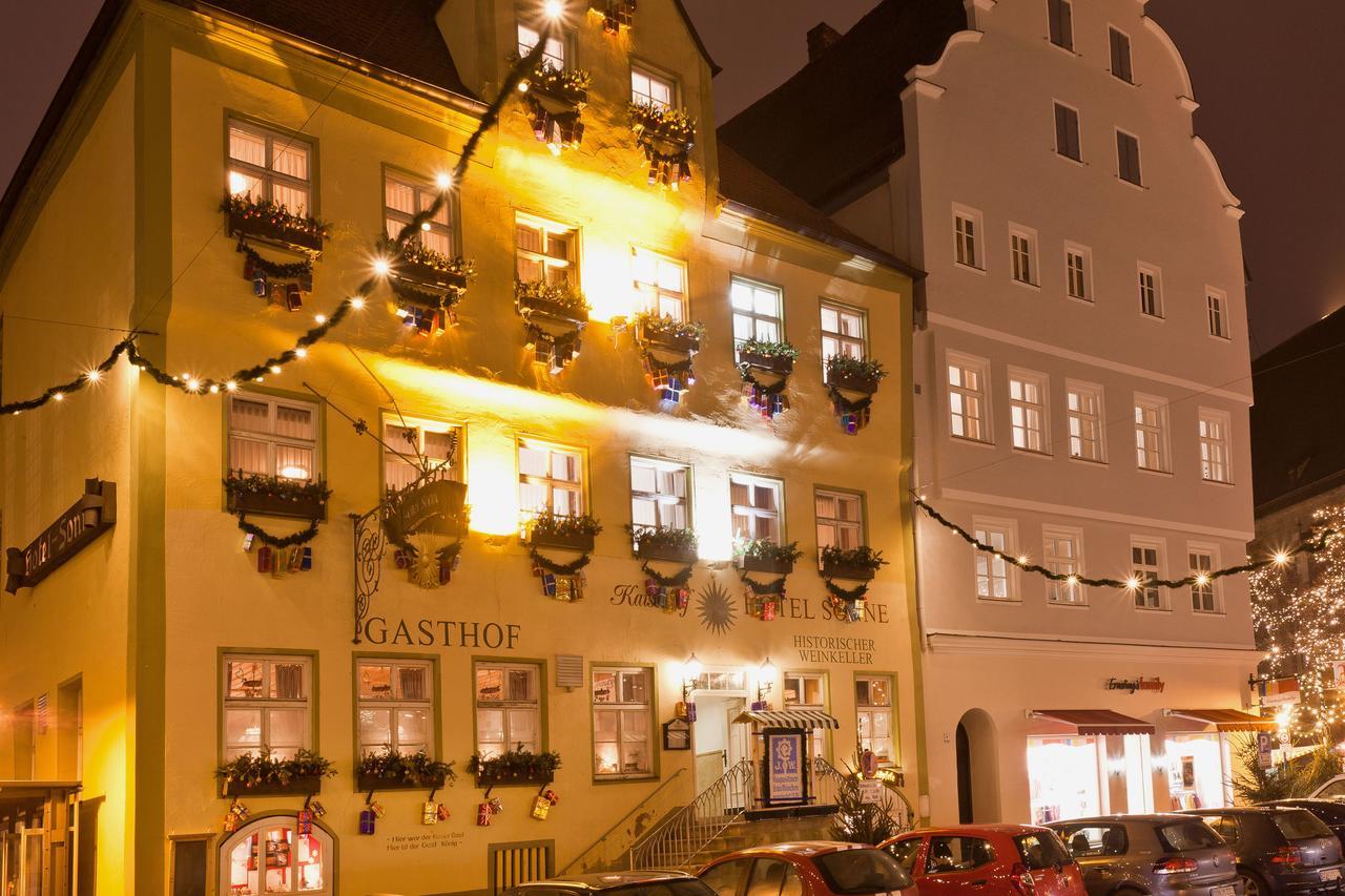 Kaiserhof Hotel Sonne Nördlingen Eksteriør billede